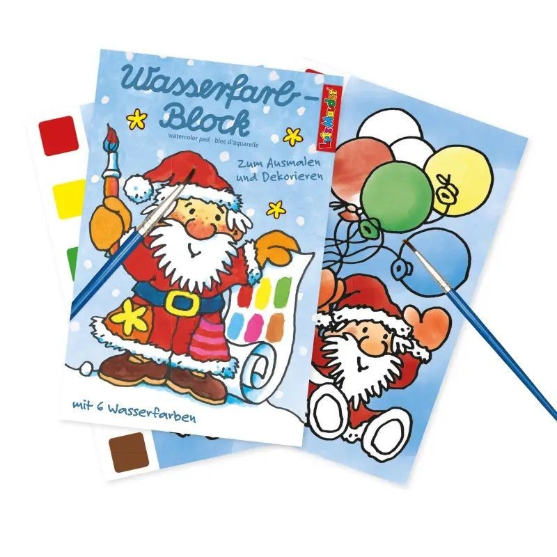 Wasserfarbblock Weihnachten