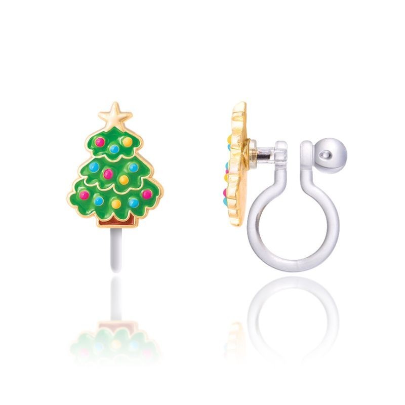 Ohrringe Ohrclips Weihnachtsbaum