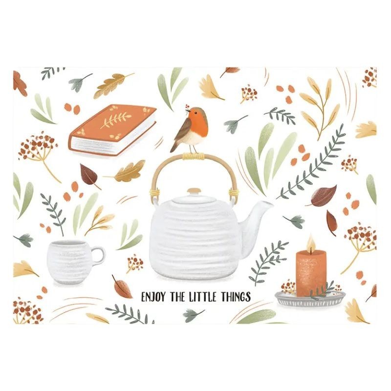 Postkarte Enjoy The Little Things