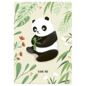 Postkarte Thank you Panda