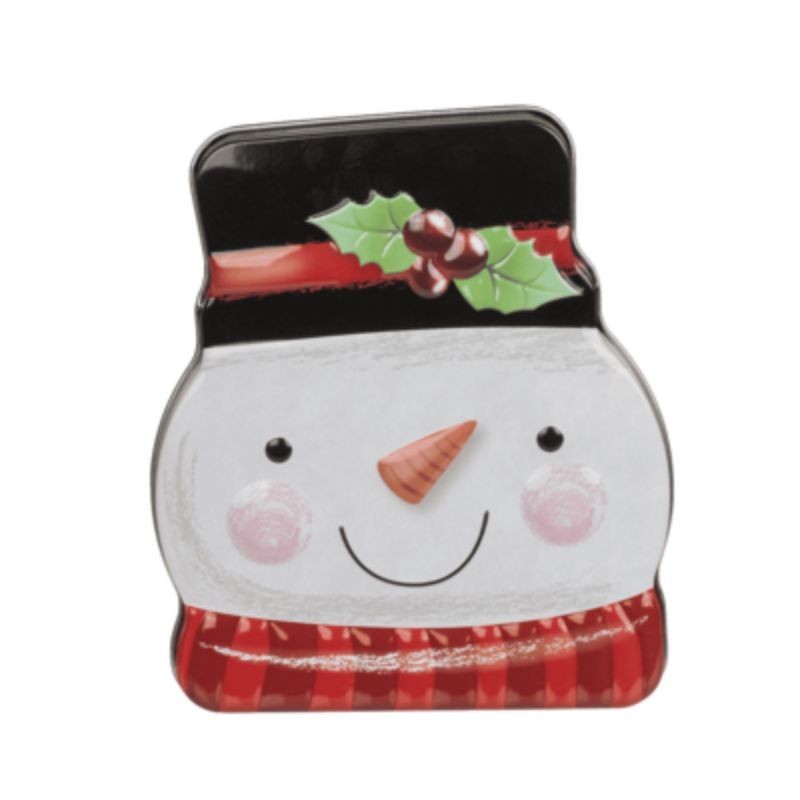 Metalldose Schneemann & Weihnachtsmann