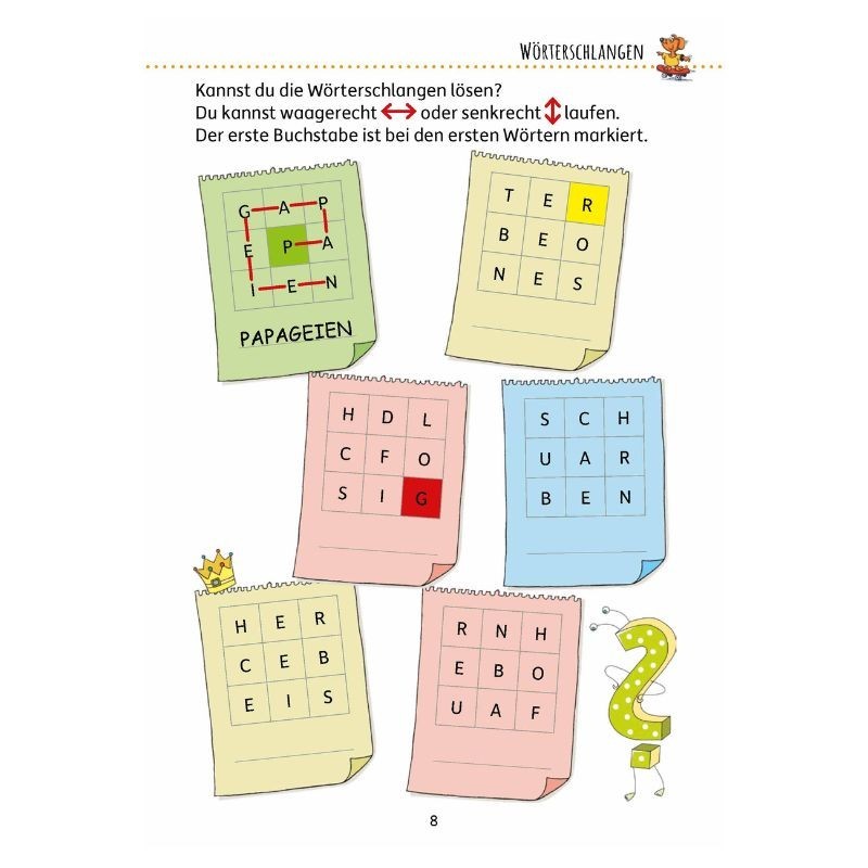 Rätselblock ab 8 Jahre