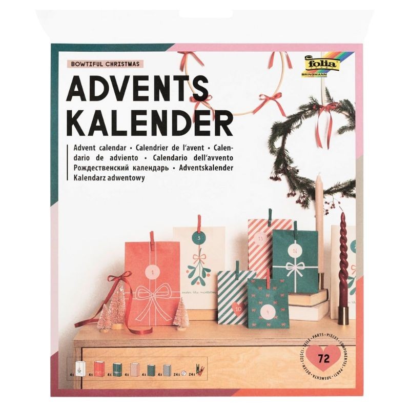 Adventskalender zum Befüllen Bowtiful Christmas