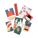 Adventskalender zum Befüllen Santa & Friends