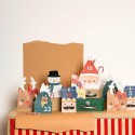 Adventskalender zum Befüllen Santa & Friends