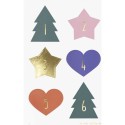 Adventskalender Zahlen Sticker Jolly Mix
