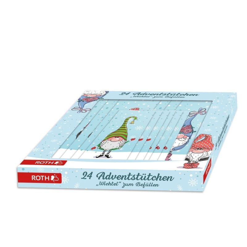 Adventskalender zum Befüllen Wichtel