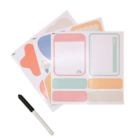 Magnettafel Haftnotizen Strawberry