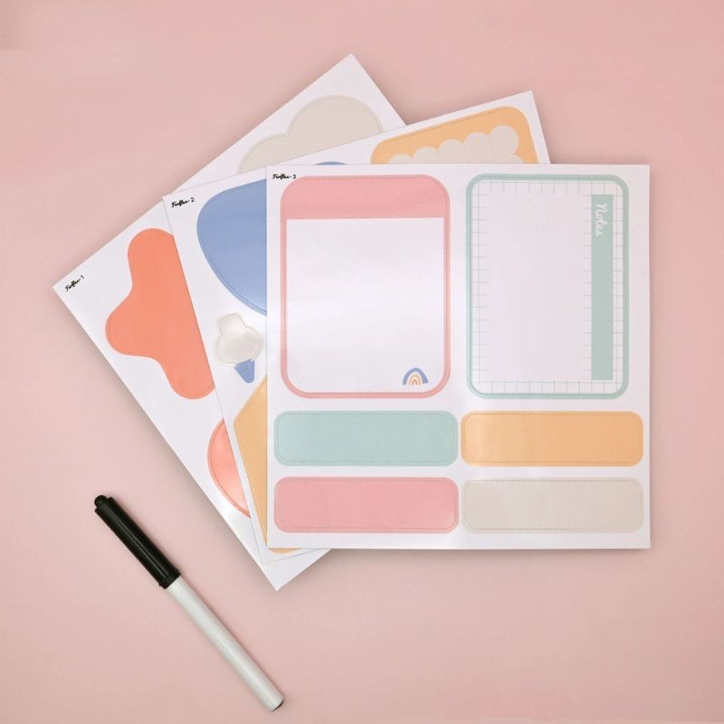 Magnettafel Haftnotizen Strawberry
