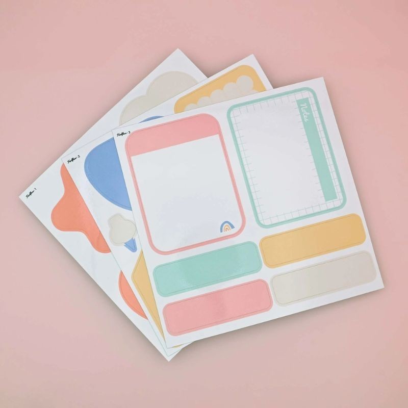 Magnettafel Haftnotizen Strawberry