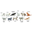Hauskatzen Spielfiguren Set mit 11 Figuren