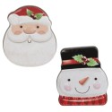 Metalldose Schneemann & Weihnachtsmann