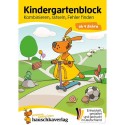 Kindergartenblock Kombinieren, rätseln, Fehler finden
