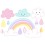 Wasserfeste Sticker Regenbogen von Jabalou