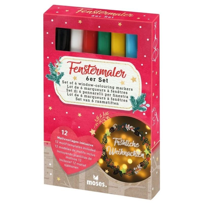 Fenstermaler 6er Set