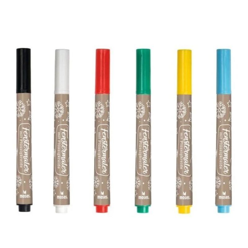 Fenstermaler 6er Set
