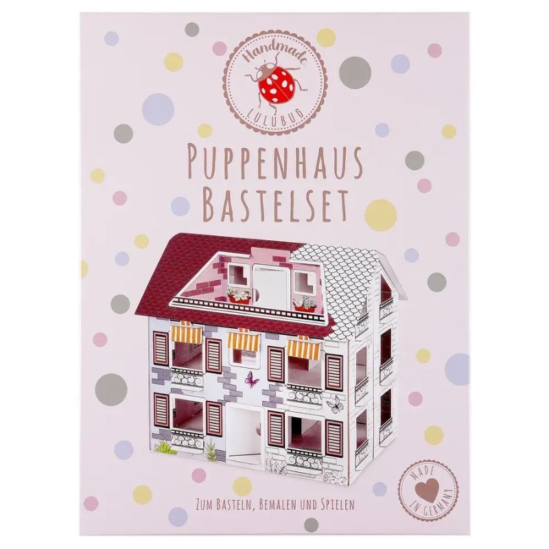 Puppenhaus Bastelset zum Bemalen
