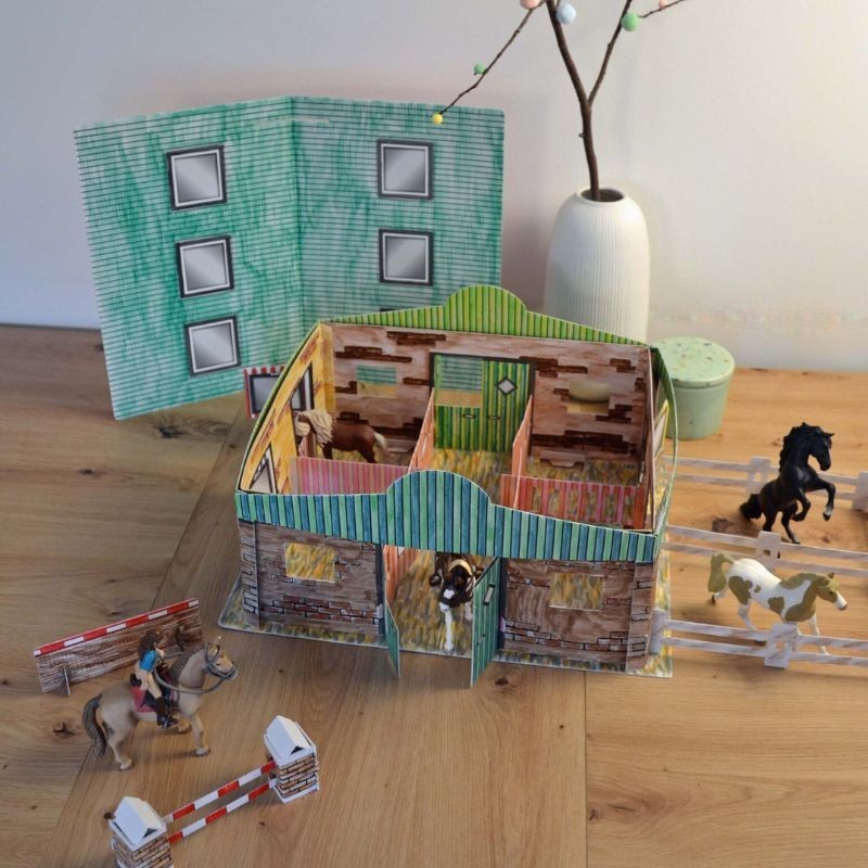 Reiterhof Bastelset zum Bemalen von Lulubug Handmade