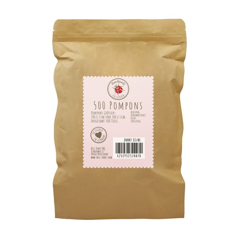 Pompon Set pastell