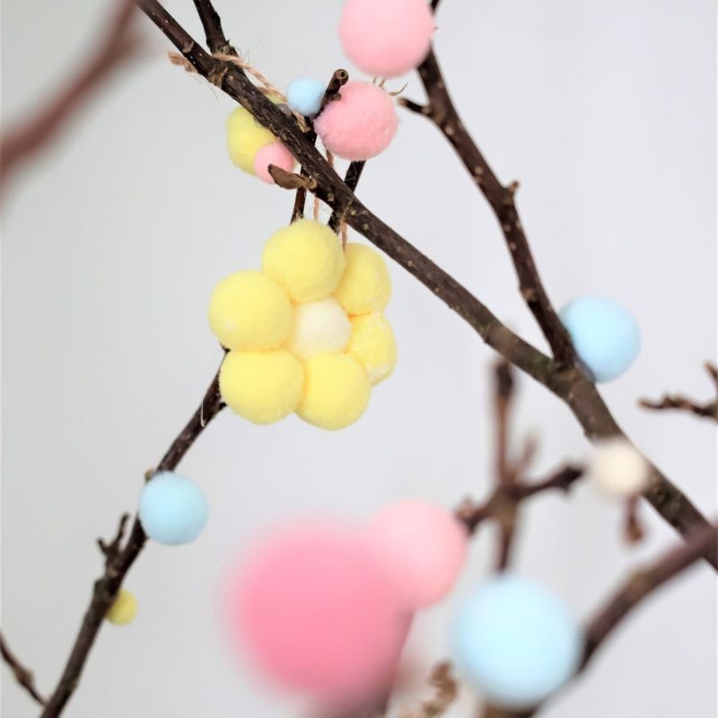 Pompon Set pastell