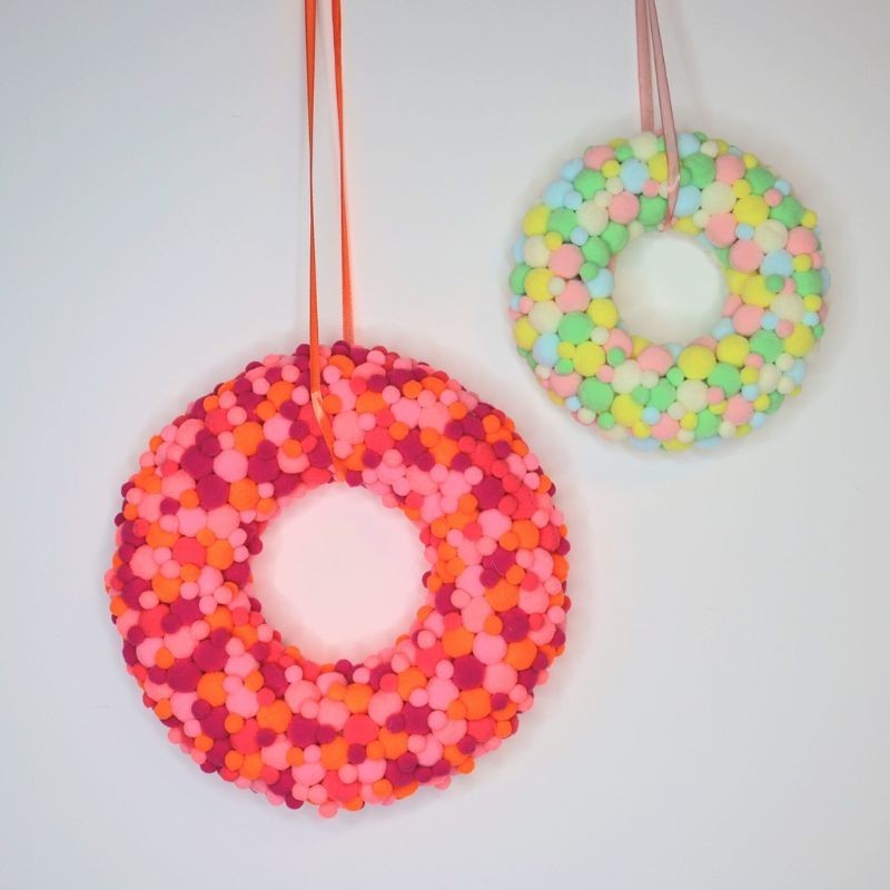 Pompon Set pastell