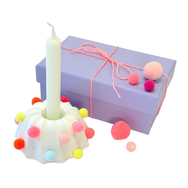 Pompon Set pastell