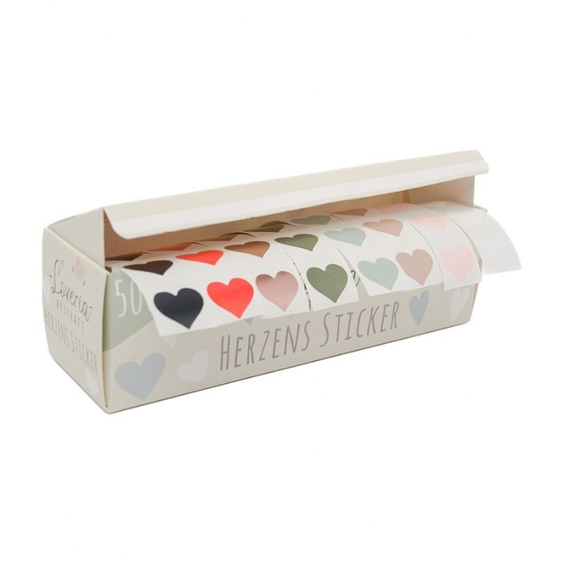Sticker Set 500 Herzen