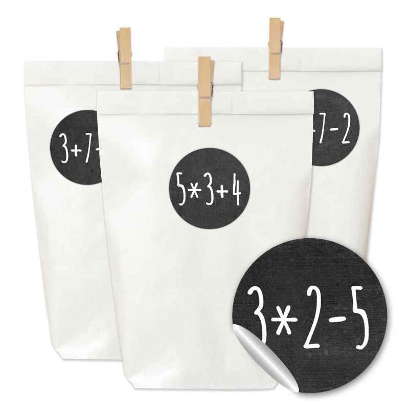 Adventskalender zum Befüllen Rechnen