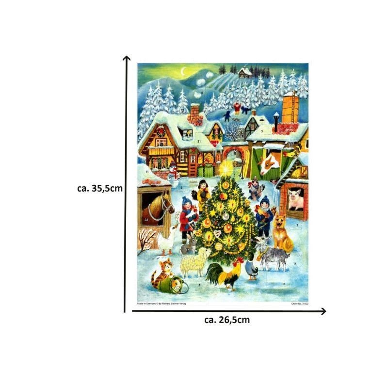 Adventskalender Weihnachten auf dem Bauernhof
