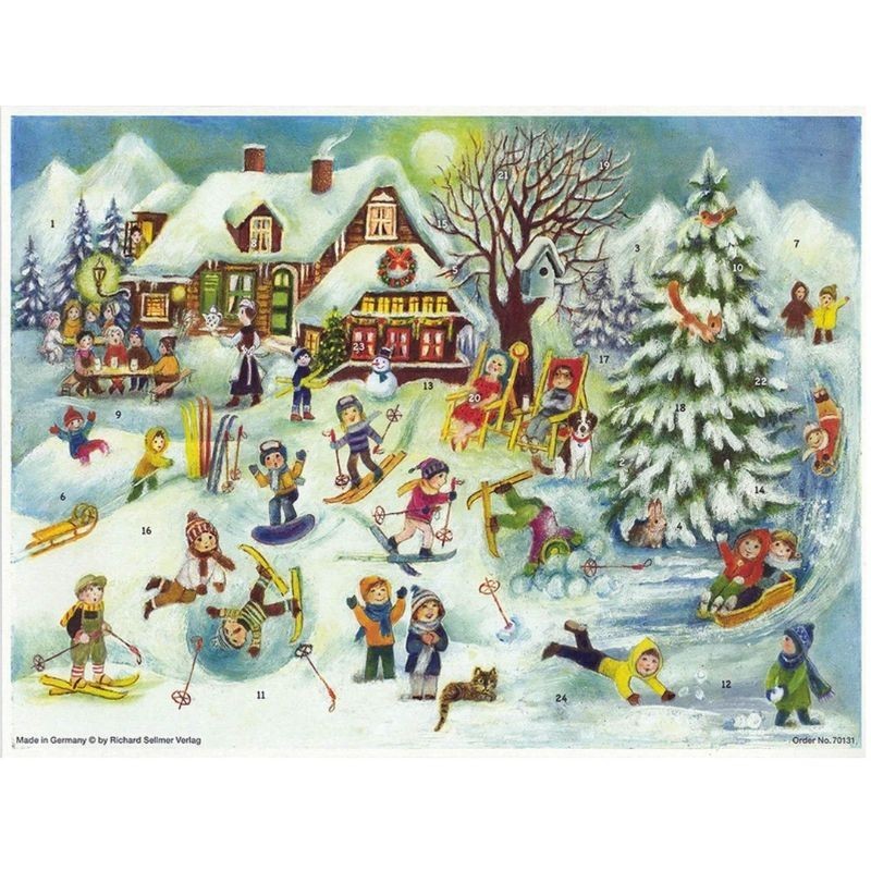 Adventskalender Skihütte