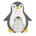 Puzzle Pinguin aus Holz