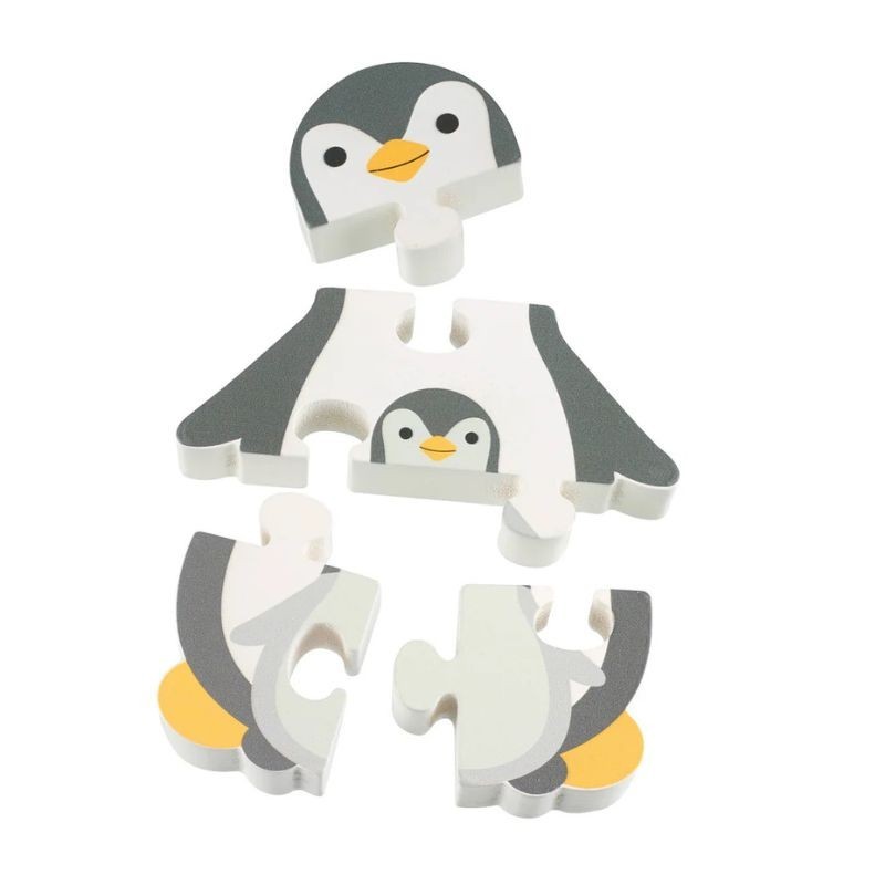 Puzzle Pinguin aus Holz