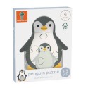 Puzzle Pinguin aus Holz