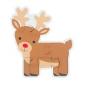 Puzzle Rentier Rudolph aus Holz