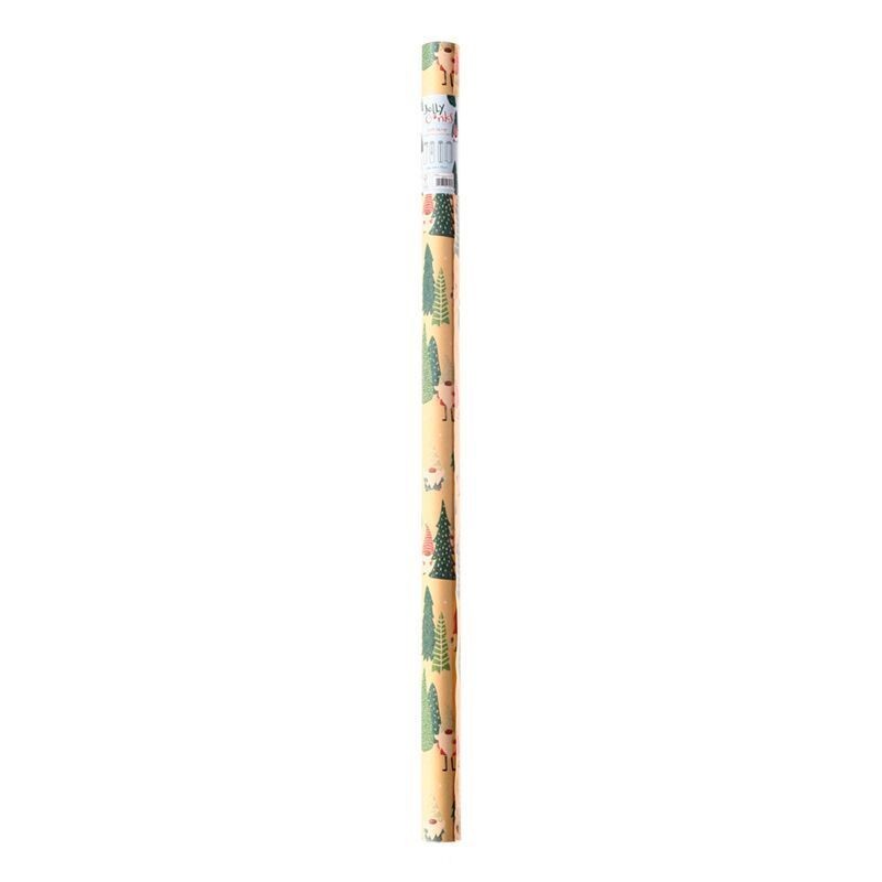 Geschenkpapier Wichtel bunt