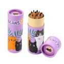 Farbstifte Katzen Beans & Co. in Dose klein