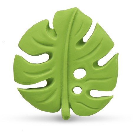 Beissring & Greifling Grünes Blatt aus Naturkautschuk von Lanco Toys