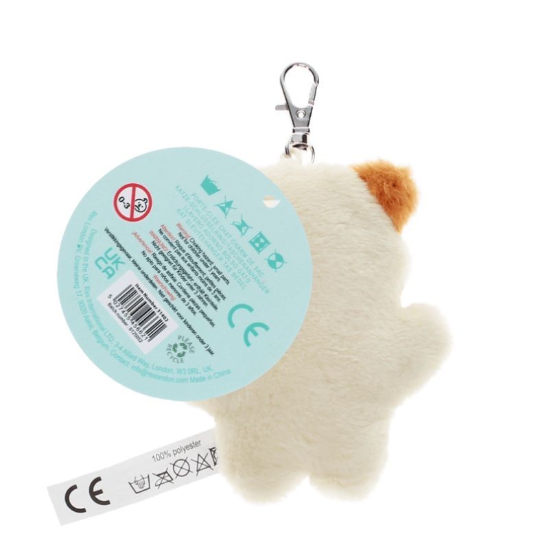 Schlüsselanhänger Katze flauschig