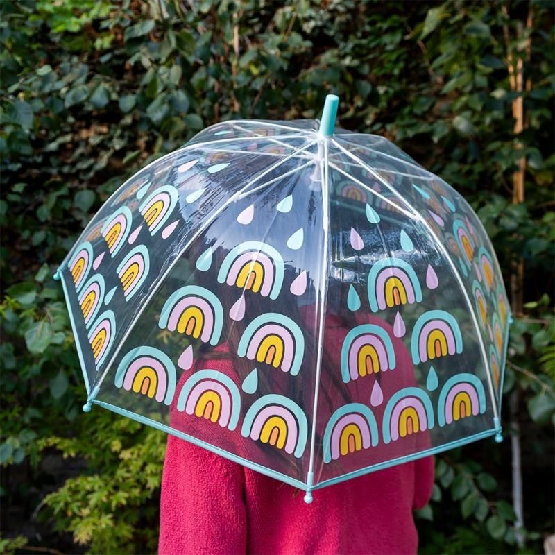 Kinder Regenschirm Regenbogen