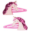 Haarspangen Einhorn Glitzer