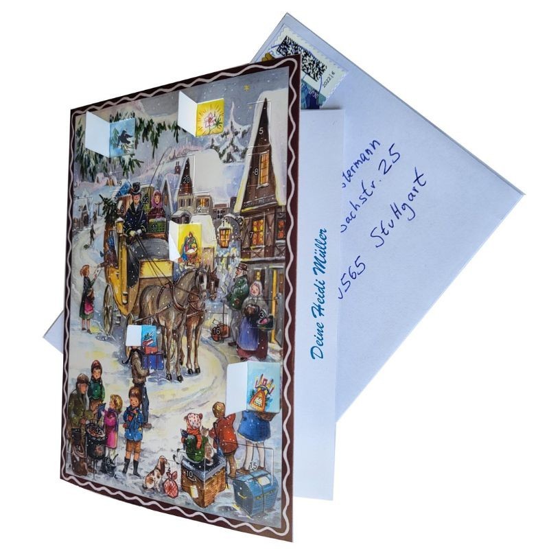 Adventskalender Kutsche Mini