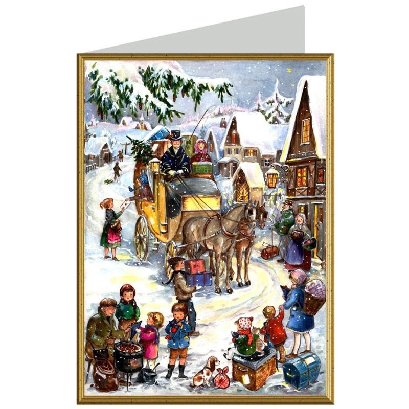 Adventskalender Kutsche Mini