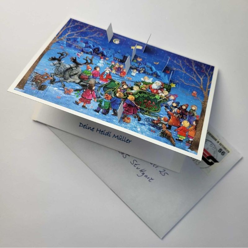 Adventskalender Schlittenfahrt Mini