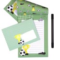 Briefpapier Set Fussball