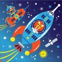 Magnetische Puzzle Astronaut & Weltraum von Mudpuppy