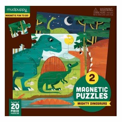 Magnetische Puzzle Dinosaurier von Mudpuppy