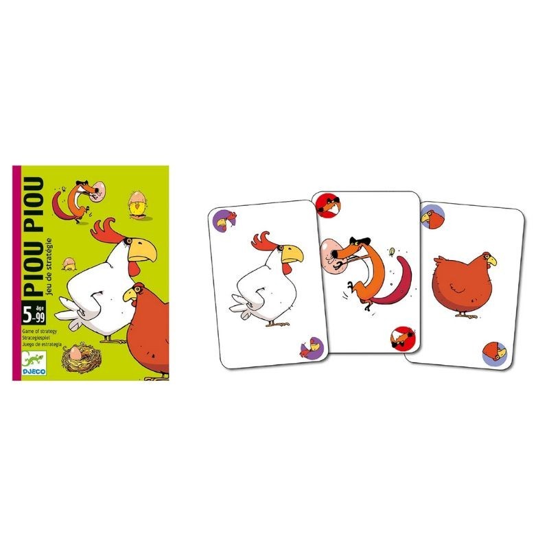 Djeco Kartenspiel Piou Piou