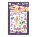 Djeco Kindertattoo Set Vögel