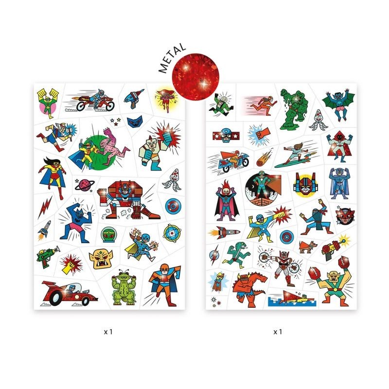 Djeco Kindertattoo Set Helden