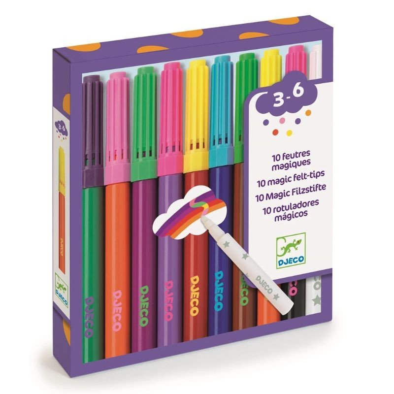 Djeco Magic Filzstifte mit Farbwechsel